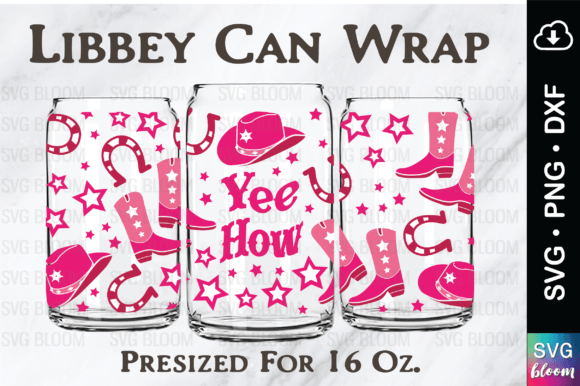 Cowgirl Cowboy Libbey Can Wrap Review