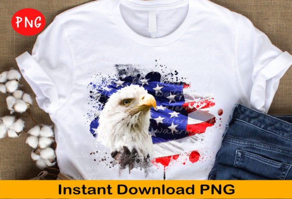 Western American Flag Sublimation Png